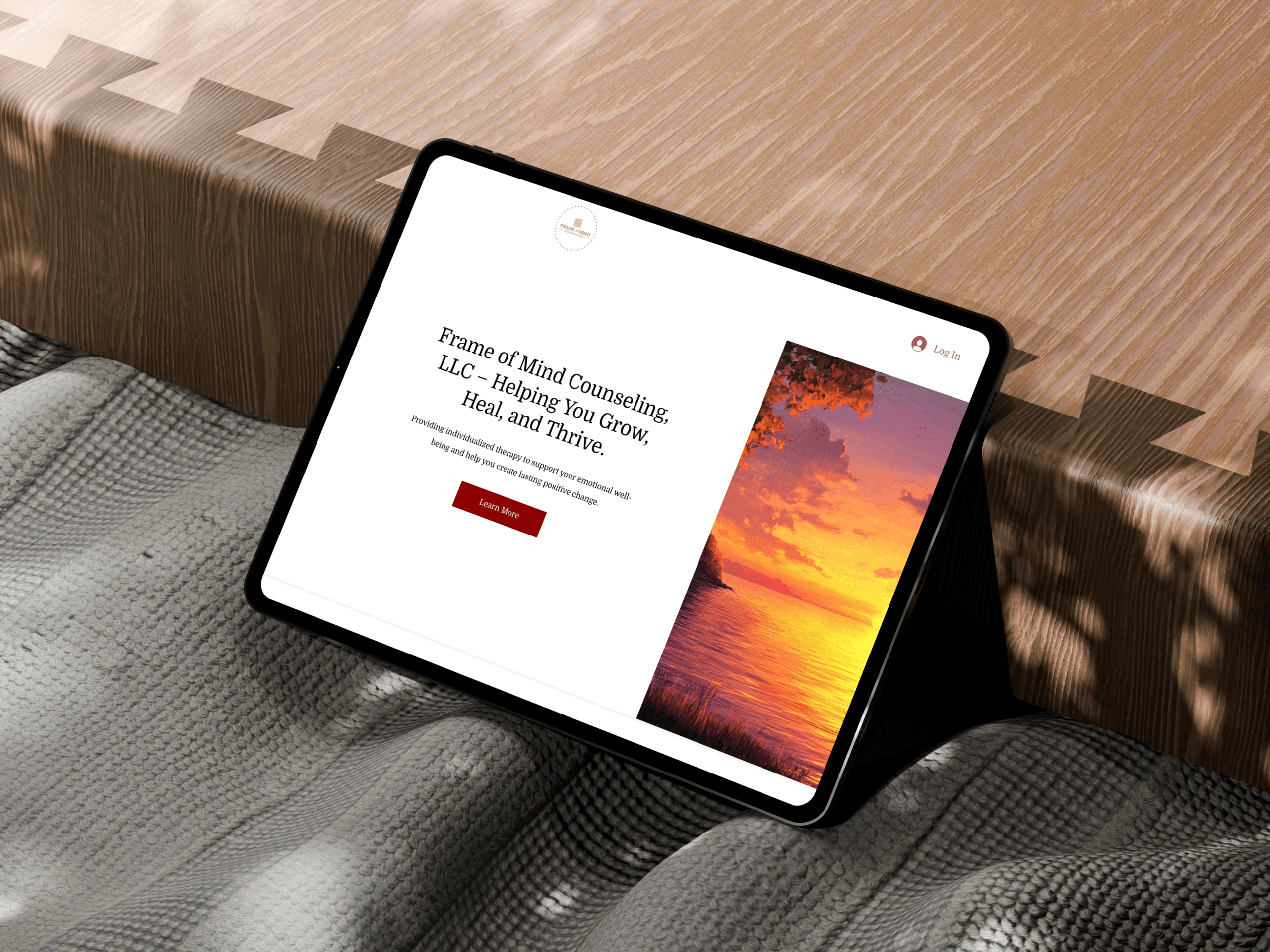 Frame of Mind Website - Creative project by Anas Mohamed